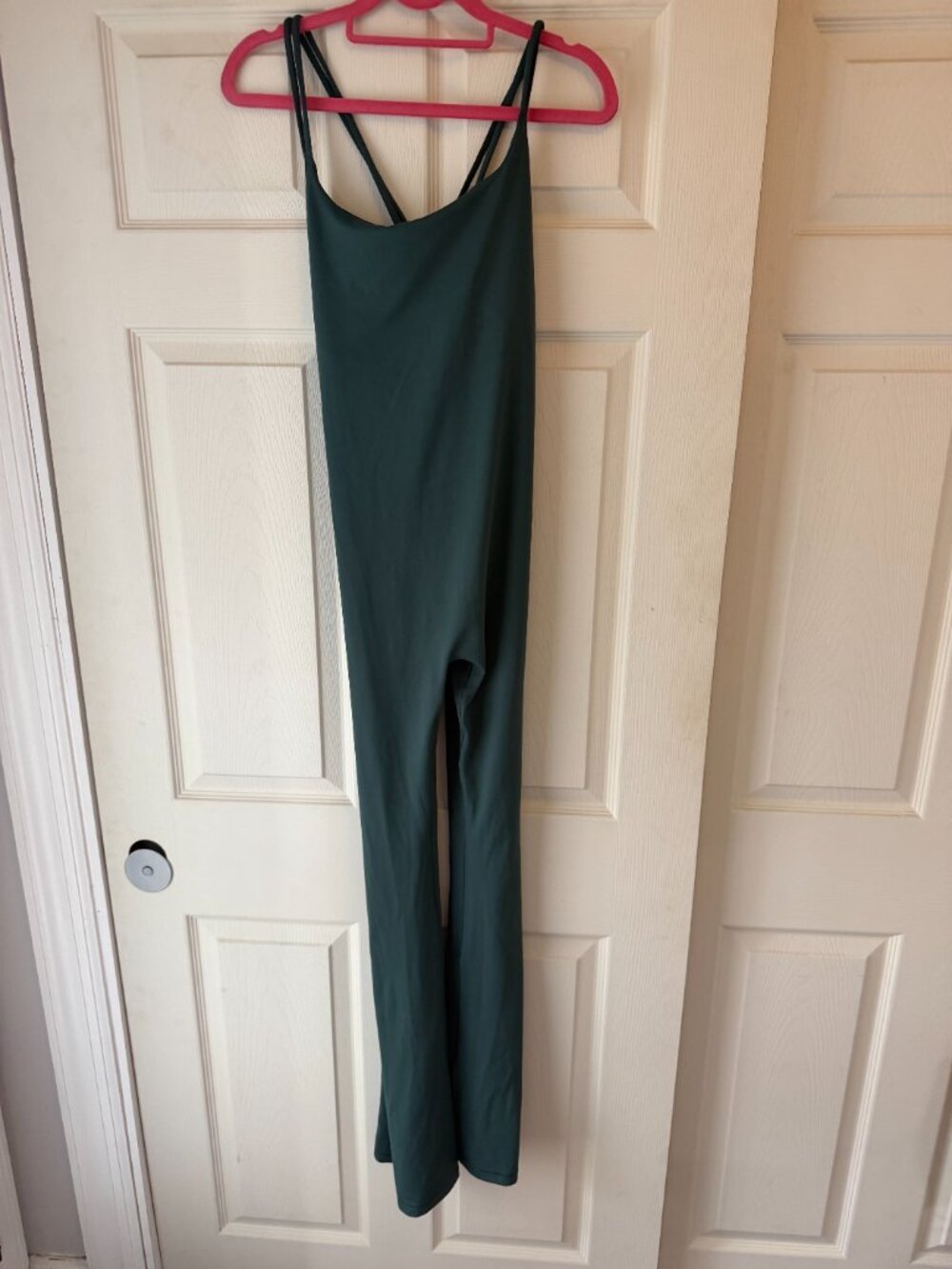PINK Victoria's Secret Plunge Workout One piece Green Large NEW with TAGS